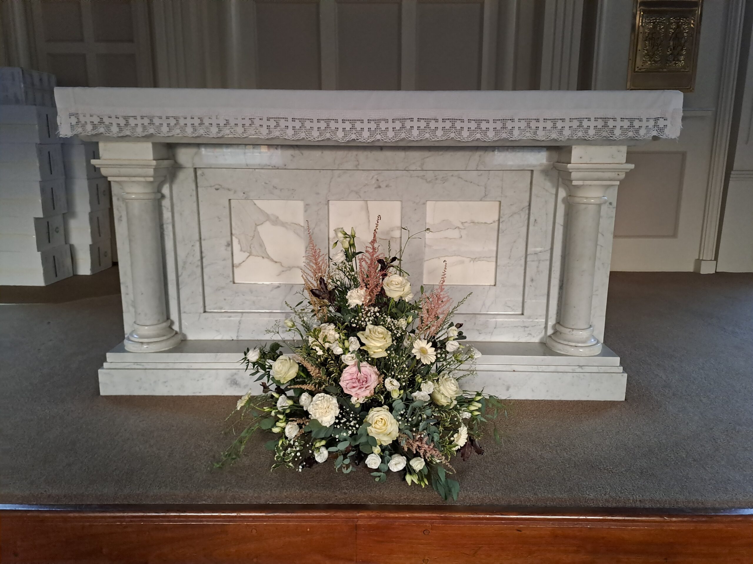 Front of Altar Flowers